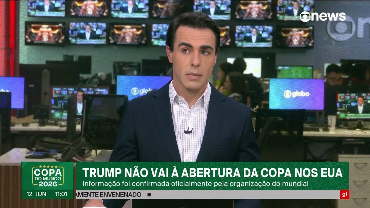 Trump não vai à abertura da Copa do Mundo nos EUA